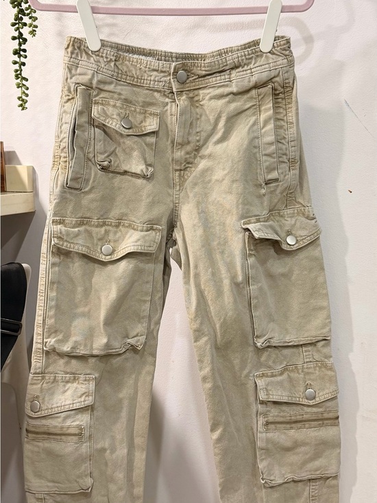 Zara Other - Zara Light Beige Cargo Pants with Utility Pockets